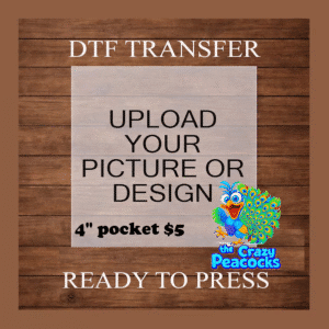 4" pocket size - DTF (Direct to Film) Transfer